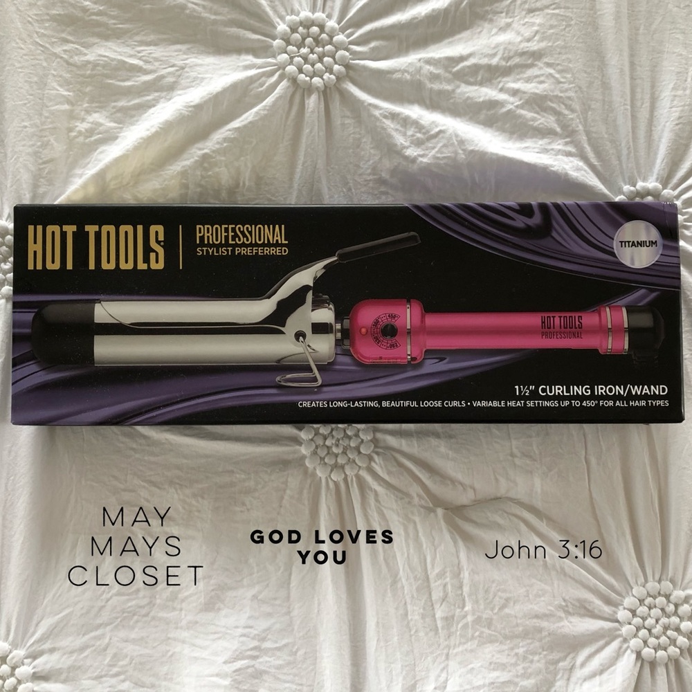NWT Hot Tools Professional Curling Iron 1 1/2 inch